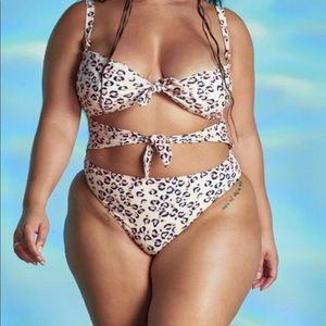 One Piece Cheetah Bathing Suit - fashion to figure